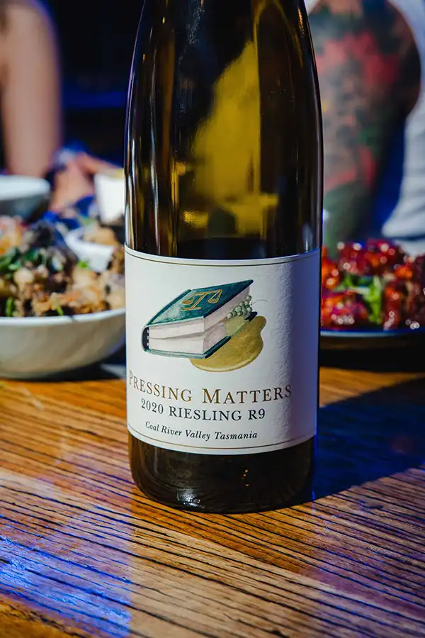 Pressing matters Wine Dinner